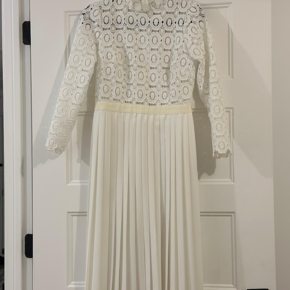 Self portrait women's white dress - Picture 6 of 8